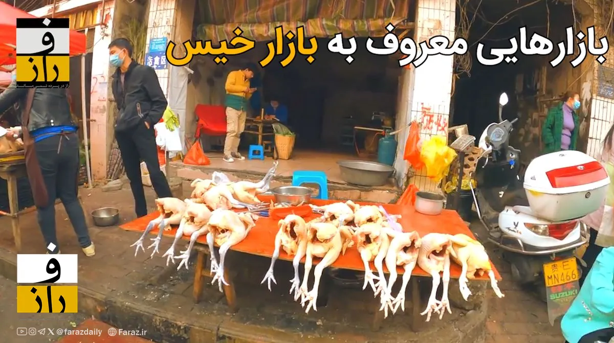 نقش بازارهای خیس چین در شیوع کرونا
