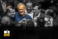 گزارش تصویری؛ لحظات دیدنی پزشکیان در محل‌کار سابق‌اش