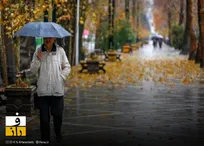 بارش باران و افزایش نسبی دما در تهران